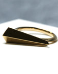 Gold Vermeil Sharp Spine Ring