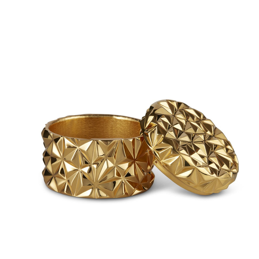 Objet d’art. Gold Box. Made in bronze. Fine Jewelry made in Canada.