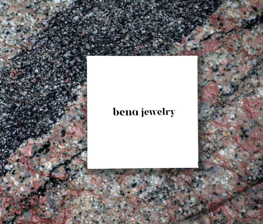 Bena Jewelry Earrings Stud and Ring Packaging Custom made in Montreal Canada