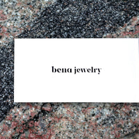 Bena Jewelry Edgy Pendant Box Packaging Made in Montreal Canada