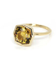 citrine shape bena yellow gold bena jewelry statement ring custom made