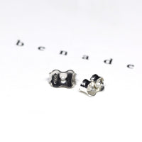 Bena Jewelry Silver Friction Earrings Backs Silver or White Gold Made in Montreal Canada