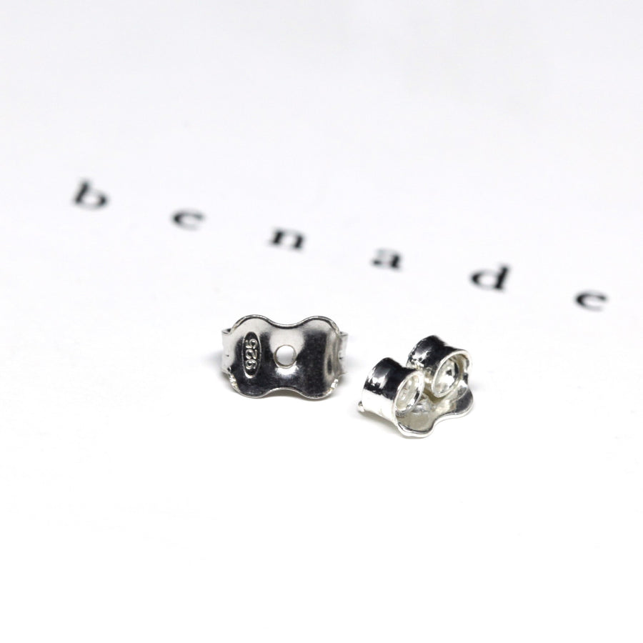 bena jewelry silver friction earrings back garnet sapphire gemstone stud earrings cusotm made color gemstone earrings