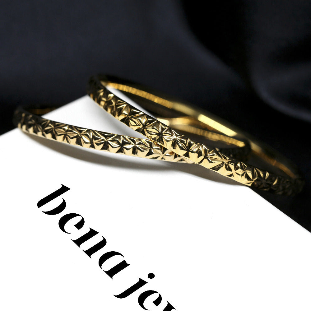 gold banble bracelet designed montreal bena jewelry