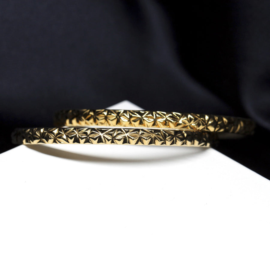 gold bangles bracelet ruby mardi montreal bena jewelry design