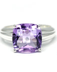 Amethyst Cocktail Ring Bena Jewelry Edgy Bold Gemstone Ring Purple Gems Fancy Ring Montreal Made in Canada Natural Gemstone Custom Made Jewlery In Montreal
