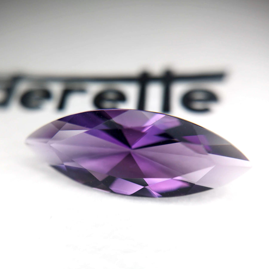 Bena Jewelry loose gemstone amethyst purple quartz montreal gemstone collector marquise shape cocktail gemstone Montreal