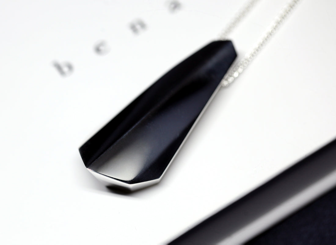 Statement sterling silver pendant fine jewelry modern design