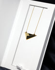 Bena Jewelry Packaging Vermeil Gold Pendant Edgy Collection