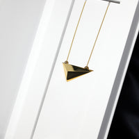 Bena Jewelry Packaging Vermeil Gold Pendant Edgy Collection