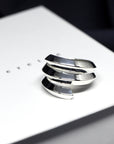 Silver Embrace Ring