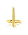 Edgy ring Bena Jewelry Montreal Jewelry Designer Custom Maed Unisexe Minimalist Jewelry Montreal Made in Canada Vermeil Gold ring Silver Gold Plated Custom Made Fine Jewelry