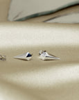 Stud earrings. Sterling silver stud jewelry. Elegant Small Stud
