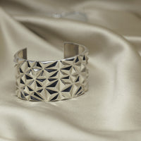 Statement bracelet. Silver jewelry bracelet Bena Jewelry Montreal