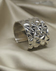 Statement bracelet. Silver jewelry bracelet Bena Jewelry Montreal