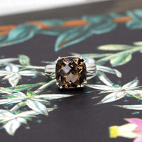 brown gemstone statement ring bena jewelry designer canada