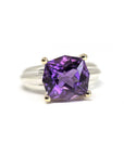 amethyst statement ring bena jewelry montreal custom made color gemstone jewels