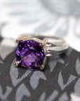 amethyst statement bena jewelry ring montreal ruby mardi custom made color gemstone bridal jewels