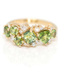 Avalanche Light Green Gems Ring