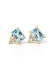 bena jewelry color gemstone stud earrings blue zircon diamond jewels de in montreal 