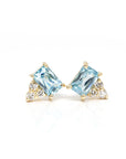 blue gemstone diamond custom made bena jewelry montreal designer 