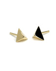 bena jewelry gold edgy stud earrings made in montreal