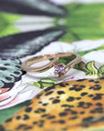 pink sapphire kink ring bena jewelry bridal designer montreal