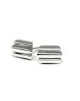 white gold stud earrings bena jewelry montreal edgy collection