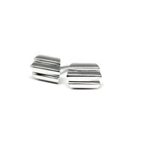 white gold stud earrings bena jewelry montreal edgy collection