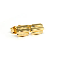 small gold stud earrings slick bena jewelry designer montreal