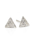 pyramidal diamond stud earrings bena jewelry designer canada