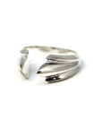 white gold open ring bena jewelry designer montreal canada