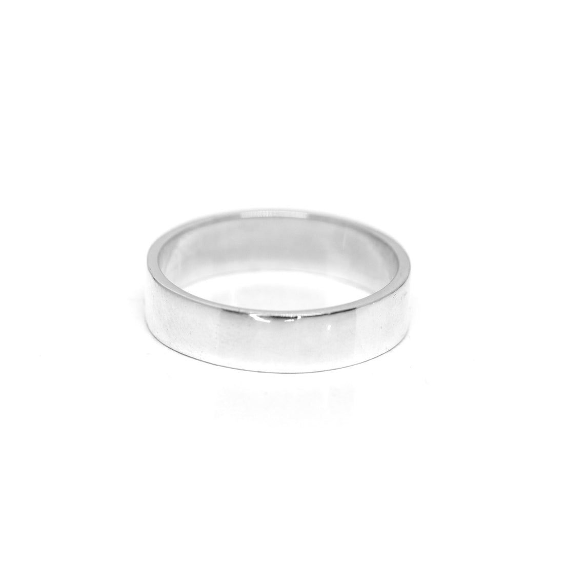 white gold men wedding band custom made jewellry montreal by bena jewelry designer on a white background