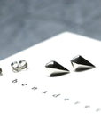 white gold studs montreal made by bena jewelry designer