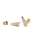 blade bena jewelry diamond gold edgy earrings montreal designer